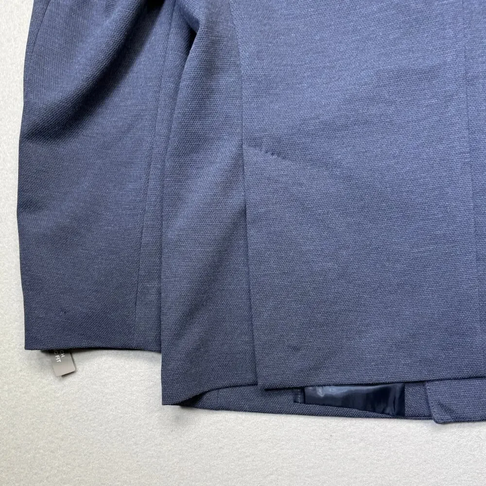 Michael Kors Men's Classic-Fit Double-Breasted Sport Coat Navy 42R $295